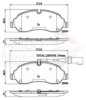 COMLINE ADB22214 Brake Pad Set, disc brake